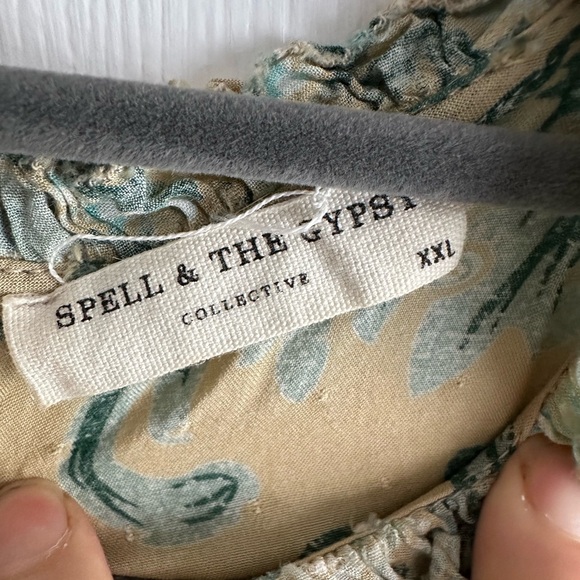 Spell Aurora Tunic Dress in Avocado - Picture 8 of 8